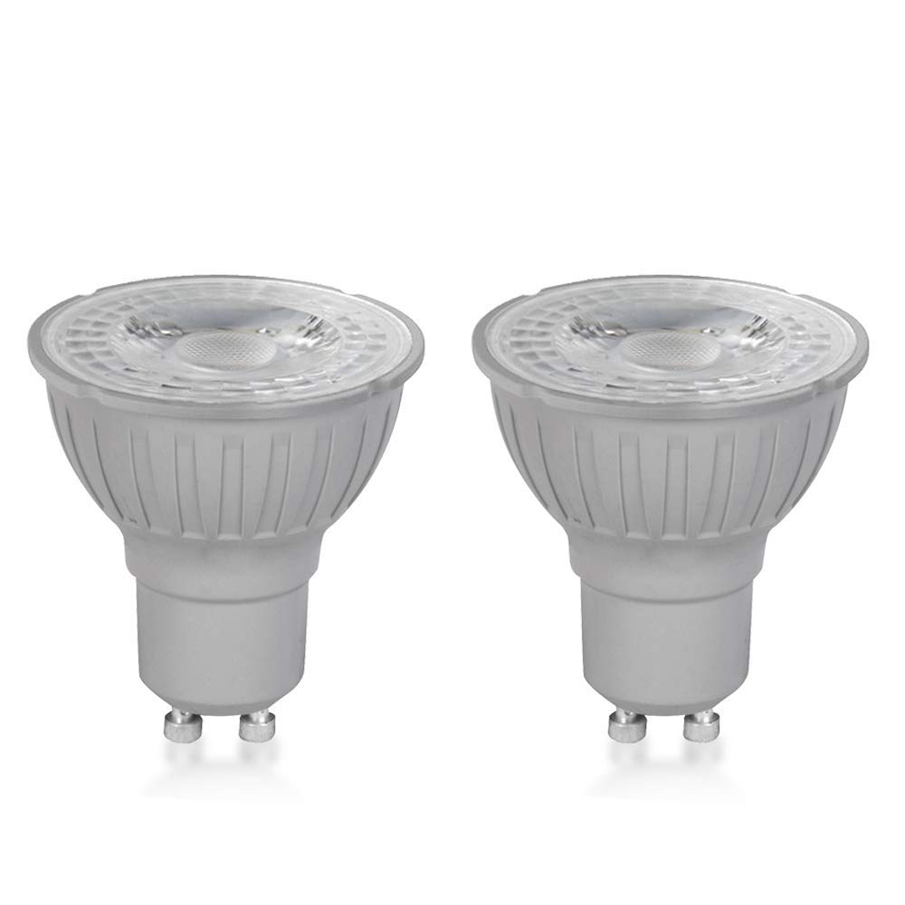 Megaman GU10 Reflector Dimmable LED Lamp, 5 Watt, 4000K Colour Temperature, Cool White 2 Packs