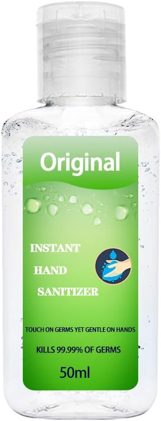 Hilyo Original Instant Hand Sanitizer Disinfectant Cleaner, Gentle Portable Disinfectant Cleaner Fast Sterilization Effective Hand Sanitizer Comprehensive Protection for Whole Family, 50ml