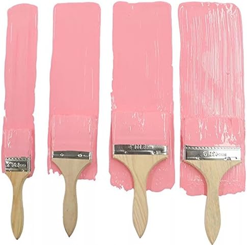 2" 3" 4" Premium Wool Paint Brushes with Wooden Handle for Any Paint Job, Oil Stain, Wax, Varnish, Glue, Art &amp; Craft Project; Use For Professional &amp; Amateur Projects