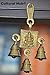 Exotic India Ganesha Bell Brass Statue, 6.5