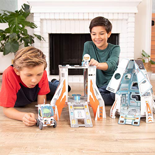 GUJO Rocket Kids Play Set, Build-Your-Own Mars Mission Rocketship - STEM Toy for Boys and Girls Ages 6-11