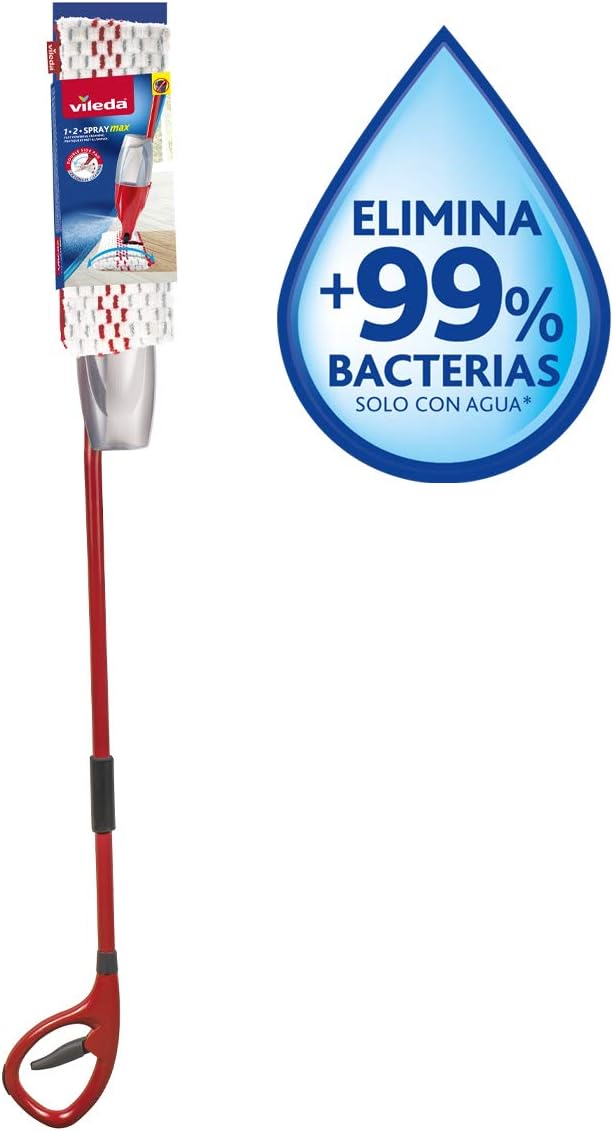 Vileda Spray & Clean Spray Mop with Tank/Microfibre Cover, Multicolor - Image 4