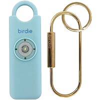 She’s Birdie–The Original Personal Safety Alarm for Women by Women–130dB Siren, Strobe Light and Key Chain in 5 Pop Colors