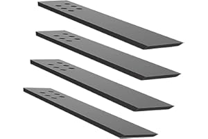 WINKER Countertop Support Bracket 4 Pack 12" Lx 2.5" W Hidden Black Knee Wall Support Countertop Bracket 3/8" Thick Heavy Duty for Quartz/Granite/Wood/Concret Countertops Screws Included