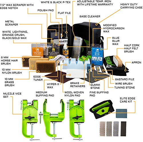 image for DEMON UNITED Demon Charger Ski and Snowboard Tuning Kit w/Iron, Premie