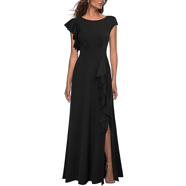 slny black dress SLNY Sleeveless Evening Sheath Dress (PETITE) – New Yorker's Apparel main image 0