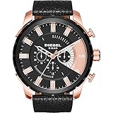 Diesel Men's DZ4347 Stronghold Analog Display Analog Quartz Black Watch