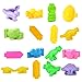 12 Prefilled Jumbo Easter Eggs (44 Pieces Total) with Clay Dough Doh and 3D Dinosaur Shapes for Basket Stuffers, Spring Gift Set Bundle, Easter Hunt Fillers, Party Favors, Classroom Prize Supplies