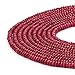 BRCbeads Ruby Color Color Jade Gemstone Faceted Rondelle Loose Beads 2*4 mm Approxi 15.5 inch 165pcs 1 Strand per Bag for Jewelry Making