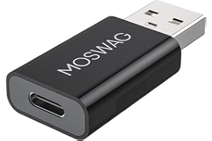 MOSWAG USB Type C Female to USB A Male Adapter, Compatible with Laptops, PC, No Additional Driver/Software Needed