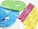 SUNBEAUTY Pack of 11 Mixed Royal Blue Green Paper Lanterns Tissue Paper Pom Pom Flowers Party Wedding Valentines Nursery Hanging Decoration
