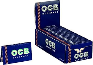 OCB 15424 Ultimate Rolling Papers, Drehpapier kurz, 25 Heftchen a 100 Blatt