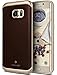 Caseology Envoy for Galaxy S7 Edge Case (2016) - Premium Leather - Leather Brown