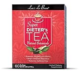 Laci Le Beau Super Dieter's Tea All Natural Botanicals -- 60 Tea Bags - 2 pc