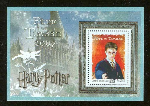 Harry Potter Collectible Souvenir Sheet Postage Stamp France