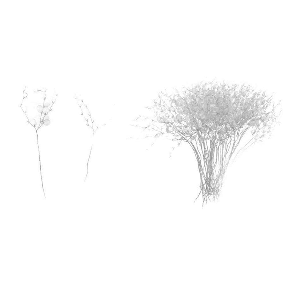 BESPORTBLE 50pcs Artificial Flower Stem Christmas Crystal Berry Stem Flower Branch for Holiday Party DIY Xmas Tree Crafts Decoration White