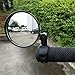 MAARYEE Bundle Universal Adjustable Rotatable Rearview Handlebar Glass Mirror for Mountain Road Bike Cycling Bicycle (2 Pack)