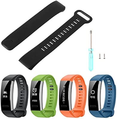 Jiamins Correa de Silicona para Reloj Inteligente Huawei Band 2/Band 2 Pro