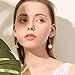 Kamille Handmade Dangle Pearl Earrings For Women - Gold Hoop Drop Earrings For Girls, Gift For Wedding