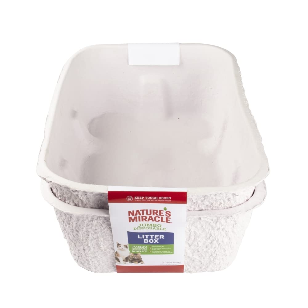 Nature's Miracle Disposable Cat Litter Box, Travel Litter Box - Main Image