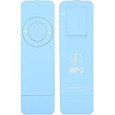 Mp 3 Player Stick,Music USB Built in,Mp3 Player with Usbmp3 Mp4 Players,Mp3 Music Player Portable Music Media Mp3 Player with Lanyard for Listening to Musicblack(Blue)