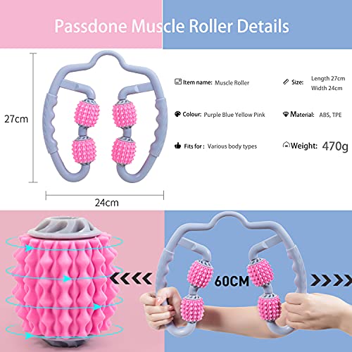 Muscle Roller, Trigger Point Muscle Roller for Calves, Leg, Arms