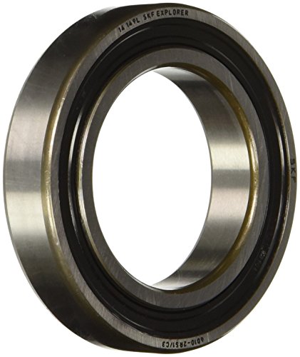 SKF 6010-2RS1/C3 Deep Groove Ball Bearing, Double Sealed, Standard Cage, C3 Clearance, 50mm Bore , 80mm OD, 16mm Width