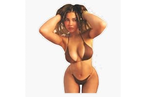 STICKERU Kylie Jenner Bumper Sticker Vinyl Decal 5 inches