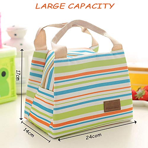 OENEW Lunch Bag for Men Women,Durable Insulated Lunch Bag to Keep Fresh Food for Work/School/Picnic/Beach (Green)