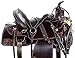 AceRugs Trail Riding Horse Saddle Set Western TACK Headstall REINS Breastplate Premium Cowhide Leather (Brown Dark, 17)thumb 1