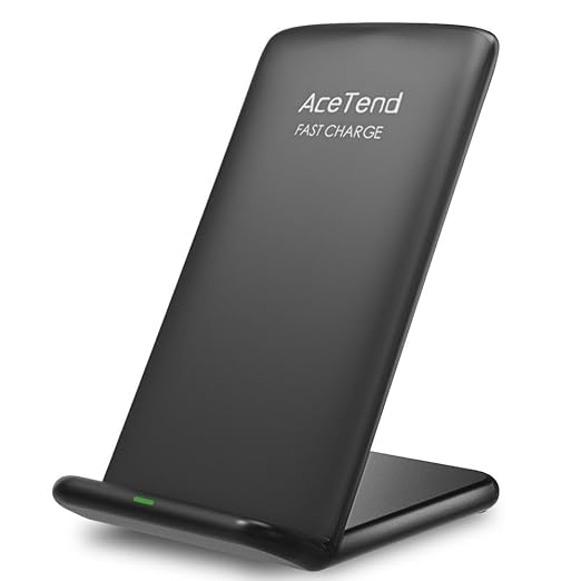 Wireless Charger,ACETEND Kabellos Laden für Samsung S9/S9 Plus/S8/S8 Plus,Note 8, S7/S7 Edge,Qi Ladegerät für Iphone X,Iphone