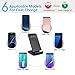 iPhone X Wireless Charger, Alice Dreams 10W Fast Wireless Charger Charging Pad Stand for Galaxy S9/S9 + Note 8/5 S8/S8 + S7/S7 Edge S6 Edge Plus Standard Charge for iPhoneX/8/8+(NO AC Adapter)