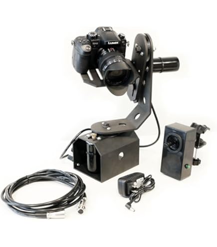 Proaim spin-3?( 3軸) MotorizedオランダRoll 360?° Pan Tilt Head forビデオDSLRカメラビデオカメラ映画Up To 15?Kg / 33lb withジョイスティ ggw725x PROAIM Spin-3 (3-Axis) Motorized Pan Tilt Head