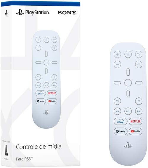Acessórios do PS5 - controle de mídia Acessórios do PS5 - controle de mídia