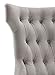 Dorel Living Clairborne Upholstered dining chair, set of 2, Gray