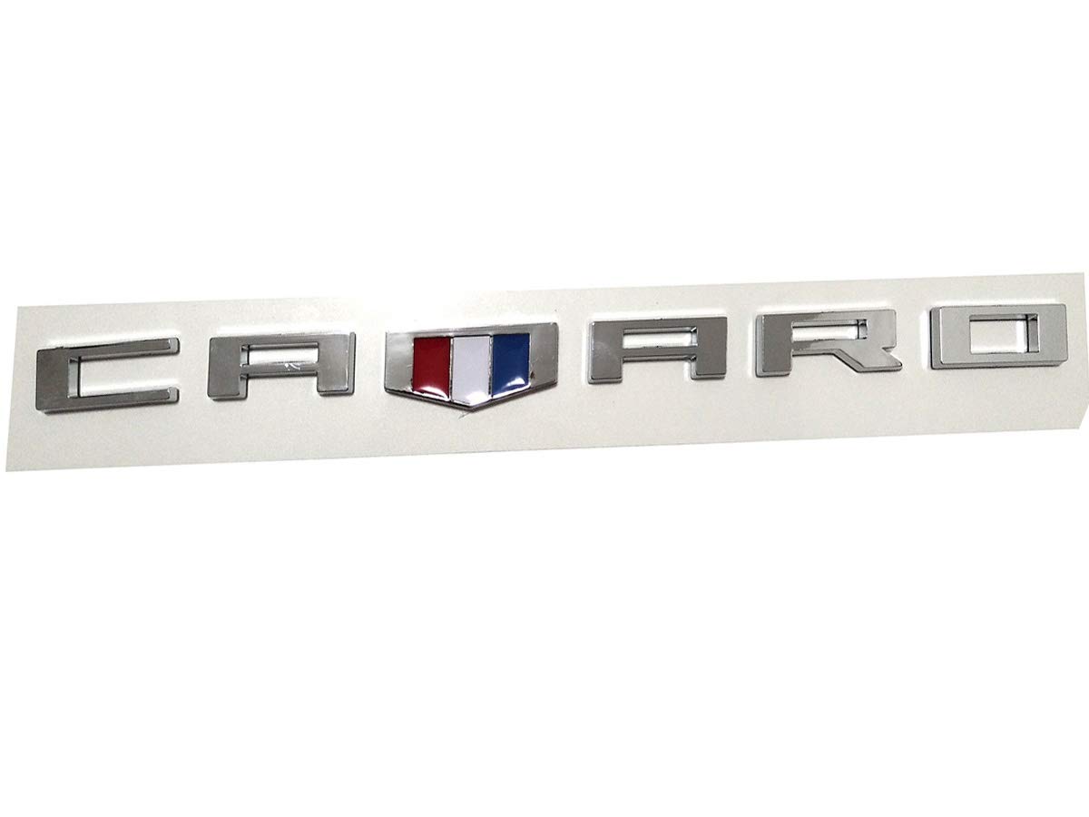 2Pc black red Yuauto OEM CAMARO Letter Emblem Badges 3D Badge