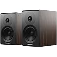 Dynaudio Emit 10 Compact Bookshelf Speaker - Pair (Walnut Wood)