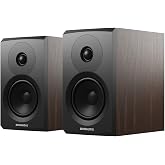 Dynaudio Emit 10 Compact Bookshelf Speaker - Pair (Walnut Wood)