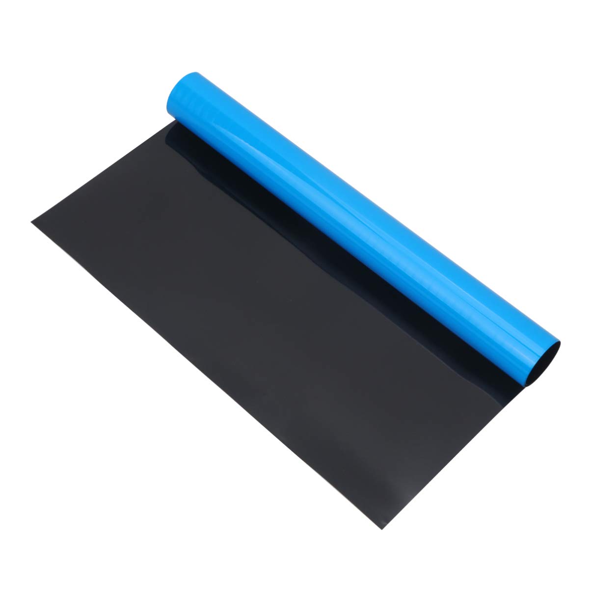 POPETPOP Aquarium Background Double-Side Blue Sea/Black Deep Sea Fish Tank Background - 30x52cm / 11.8x20.47 inches