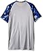 Under Armour Boys' HeatGear Armour Up Printed Fitted Short Sleeve Shirt, Ultra Blue (907)/Yuzu Orange, Youth Small