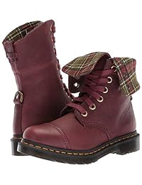 dr. martens Women 's Aimilita FL rojo cereza Ankle Boot