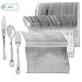Plastic Silverware | Heavy Duty & Solid Cutlery Disposable Utensils Set | Perfect for Weddings, Buffets, Luncheon, Birthdays, & More | 40 spoons, 80 forks, and 40 knives