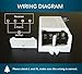 Wireless Switch 400ft Long Range Wide Voltage 85~265V Large Load Remote Control for Lights Pumps Water Heaters Vacuum(2 Remote)