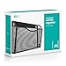 Wall File Holder Organizer by Mindspace, Hanging Single Pocket | The Mesh Collection, Black