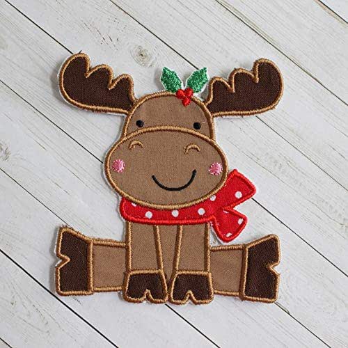 Moose Fireman Embroidery Moose Fireman Embroidery