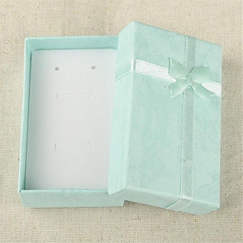 MHSTYJT 8 Booths Velvet Belt Glass Jewelry Ring Display Box