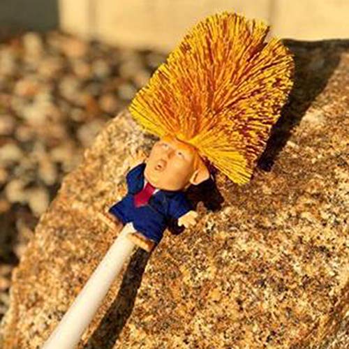 PartLand Toilet Brush with Stand,Make Your Toilet Great Again,Toilet Scrubber,Original Toilet Brush,Commander in Crap - Thumbnail 7