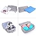 MIU COLOR Packing Cubes - Durable 4 Piece Packing Cubes Set - Exactly Lightweight Mesh Travel Packing Cubes and Luggage P