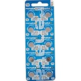 10 x Renata 373 Watch Batteries, 0% Mercury equivalant SR916W