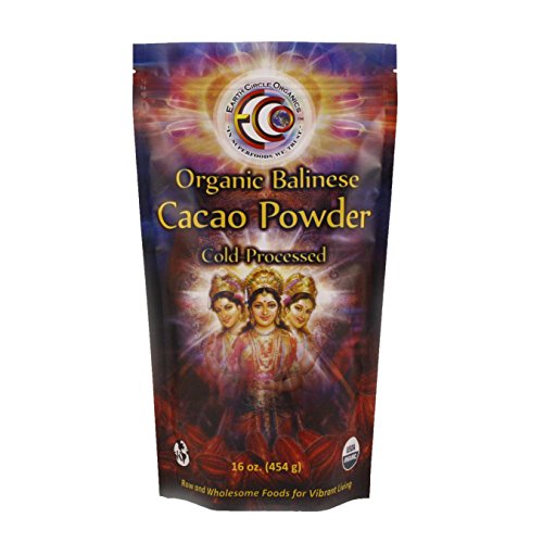 Earth circle organics verified raw balinese cacao powde…